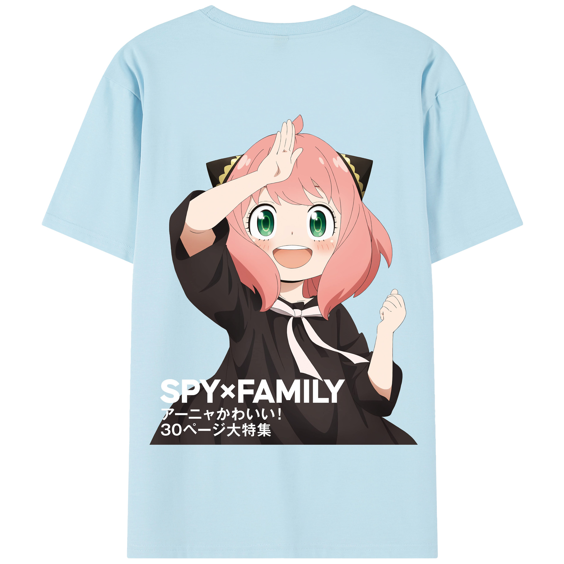 （画像用） SPY×FAMILY间谍家家酒 綿100％半袖Tシャツ（背面プリント）
